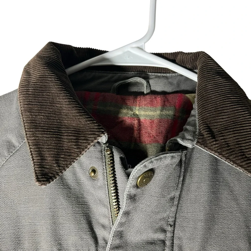 Gap Coat Kids Small Chore Barn Flannel Lined Heavy Corduroy Collar Canvas Jacket
